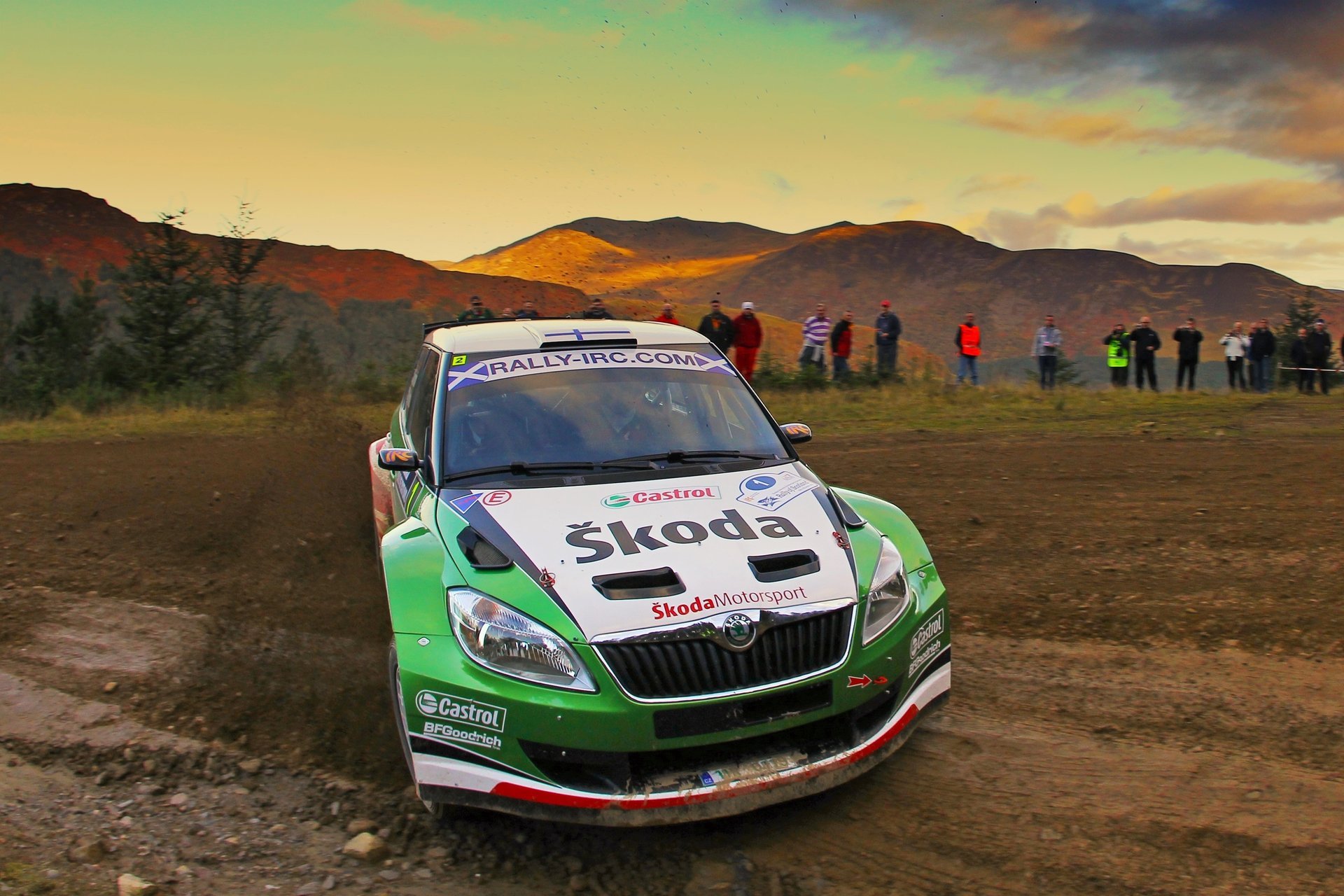 koda road fans rally car sport city fabia fabia