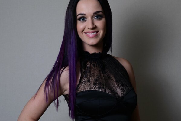 Cantante Katy Perry. Bella Bruna