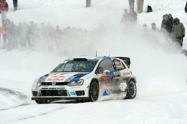 Volkswagen polo winter rally