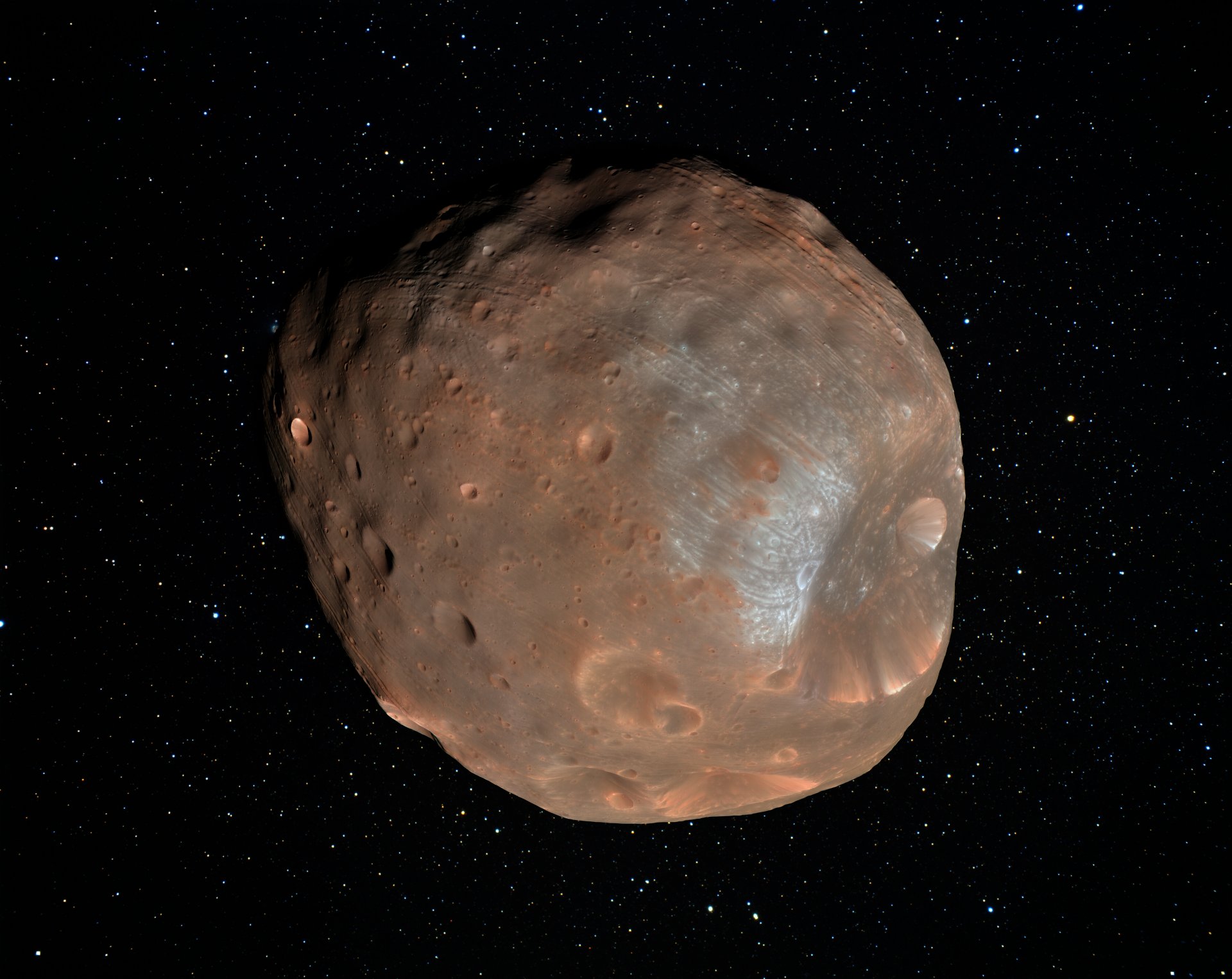 phobos satellite cratères étoiles