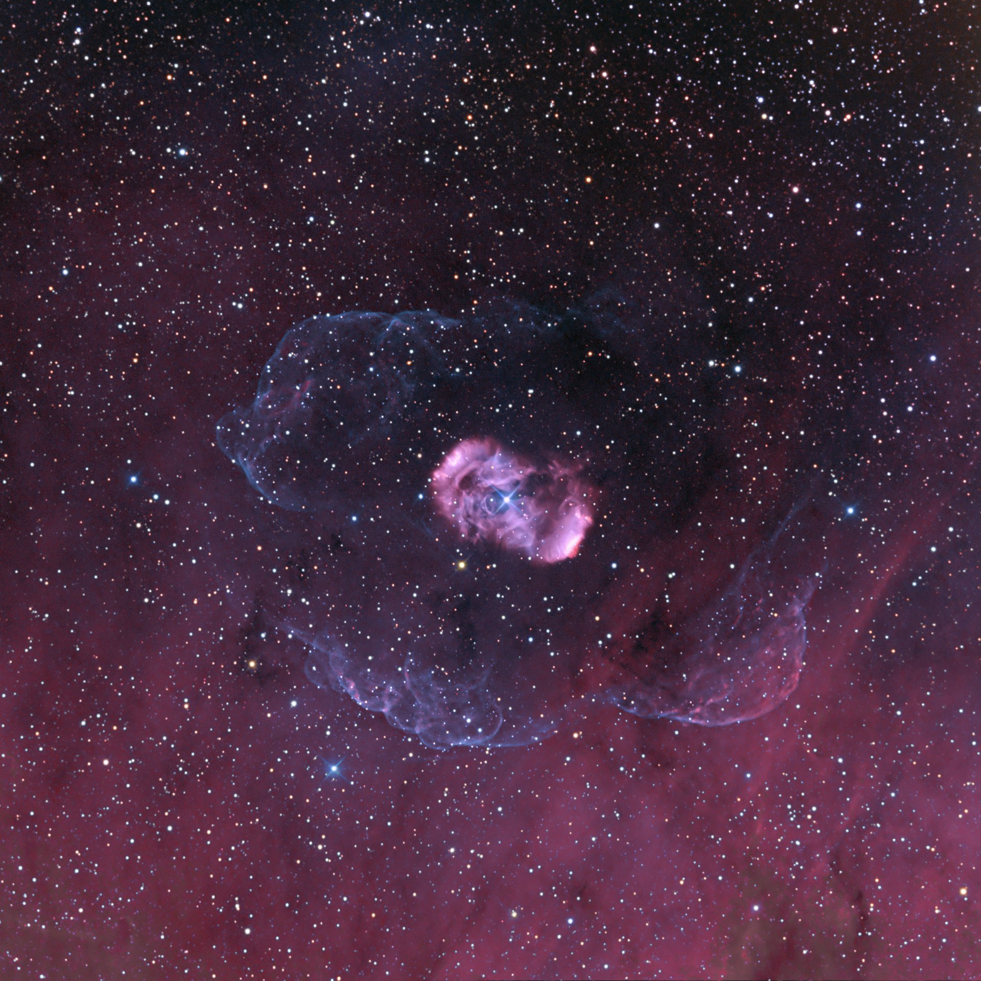 ngc 6164 espacio nebulosa estrellas hermoso