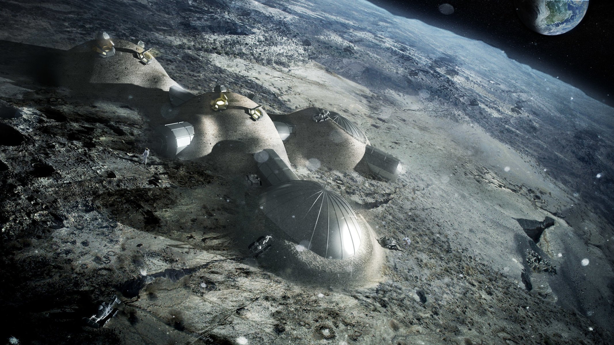 colonization space the moon base