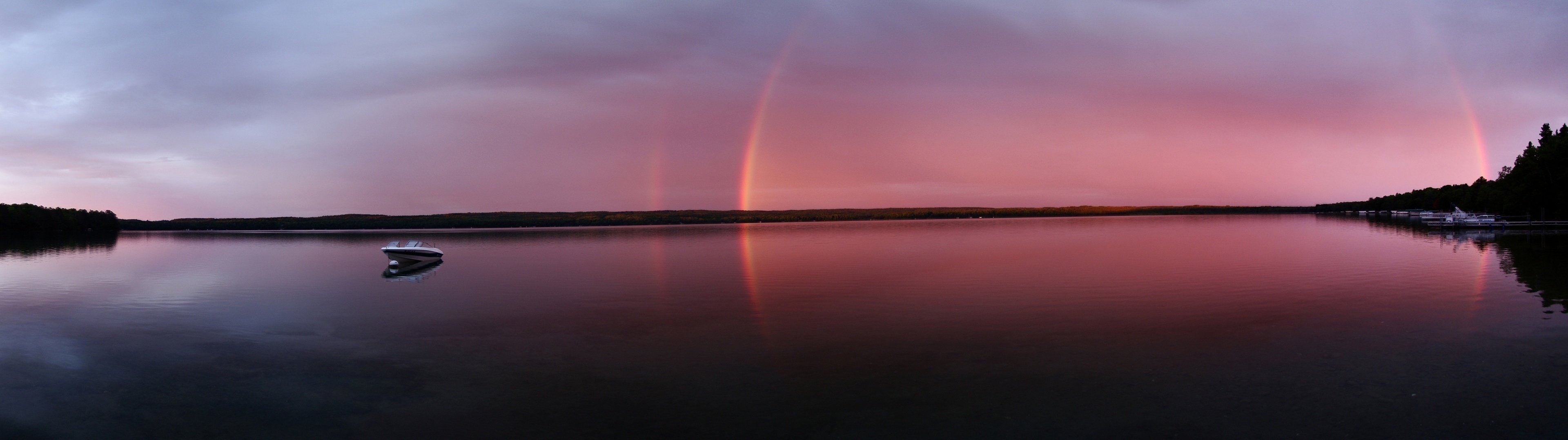 panorama harmonie regenbogen