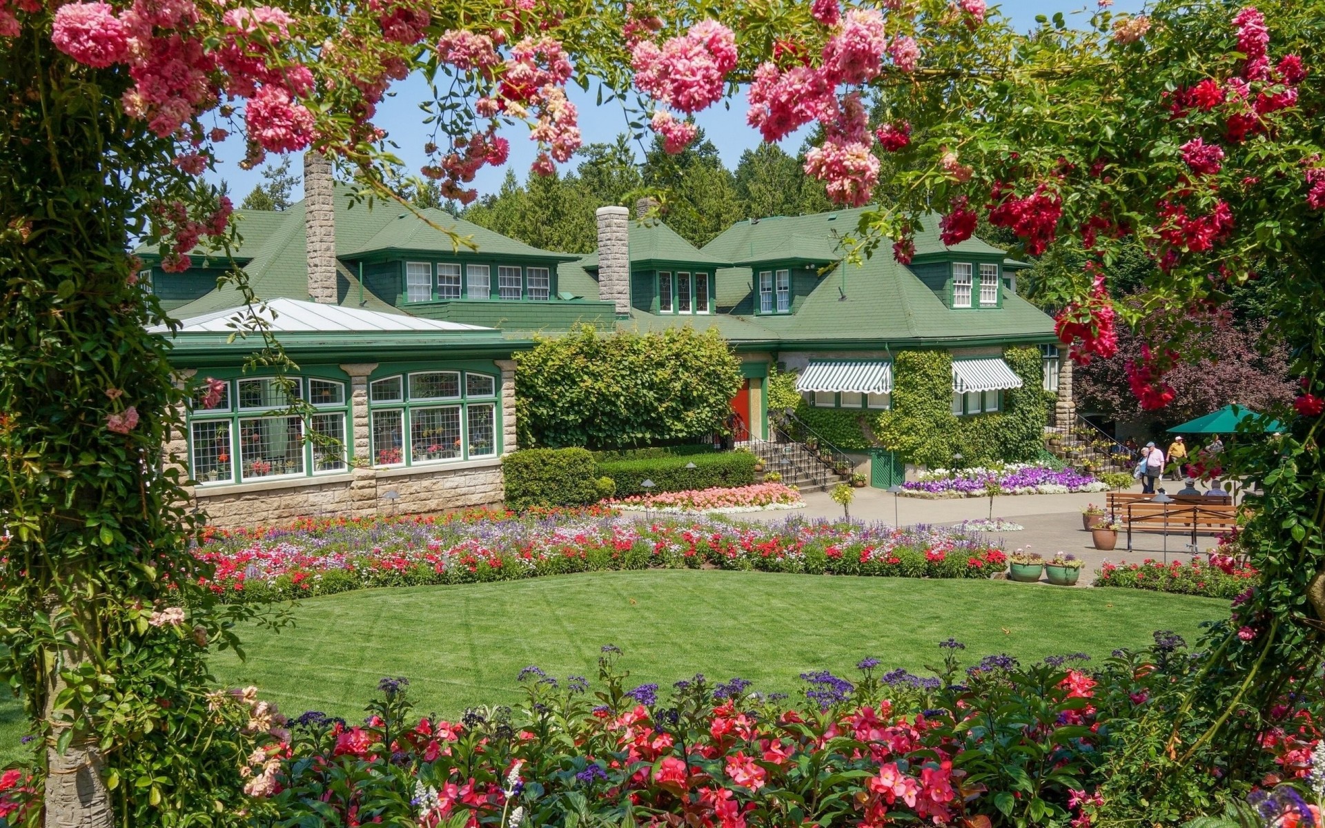 canadá columbia británica butchart gardens