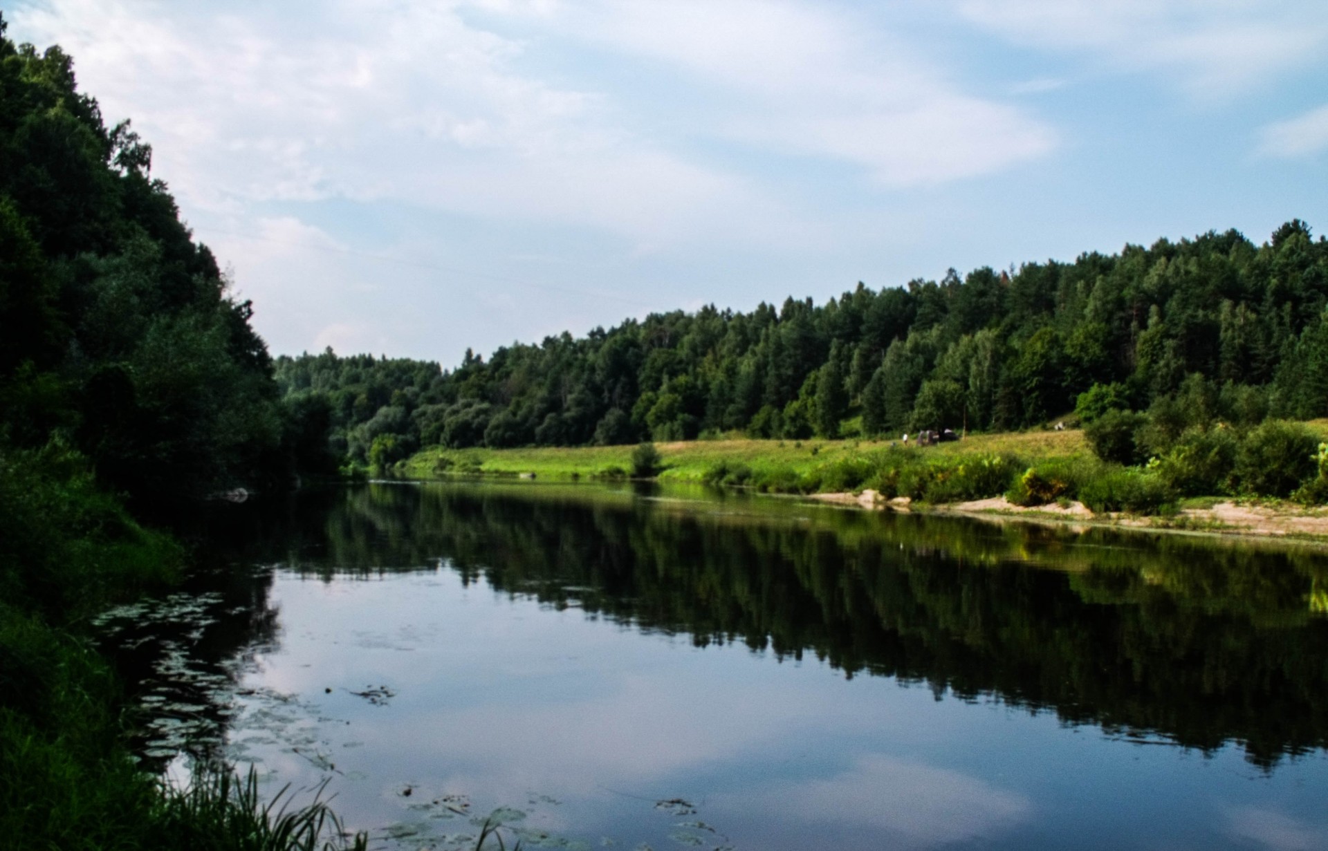 holz berge schön fluss natur