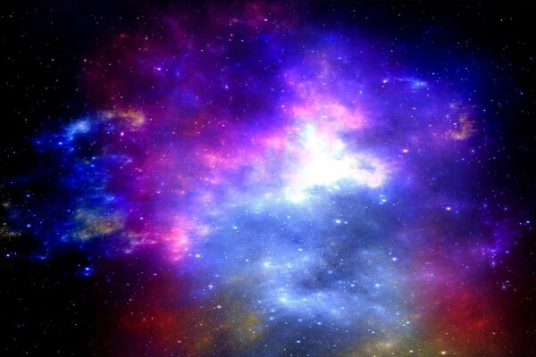Una de las nebulosas del espacio exterior