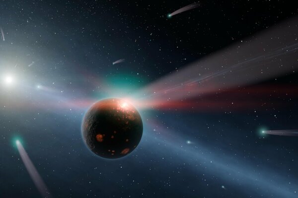Viele Kometen werden am Planeten vorbeiziehen