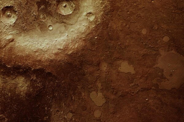 The loose surface of Mars near