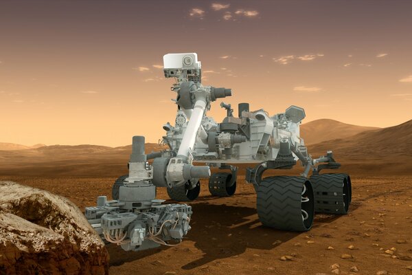 Il rover esplora la superficie di Marte