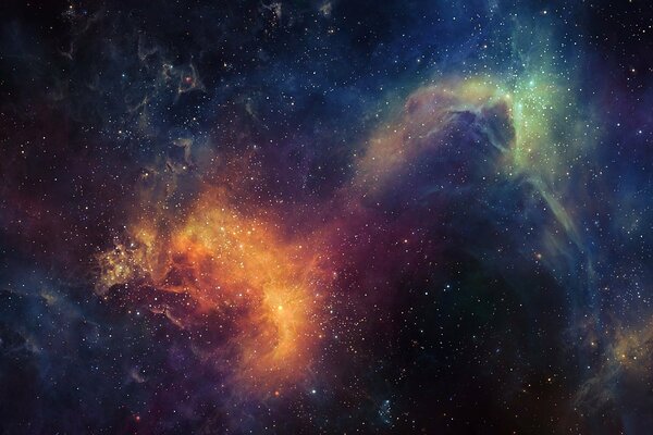 Звёзды в космосе как произведение искусства