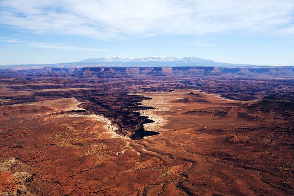 Canyon dans le parc National des États-Unis