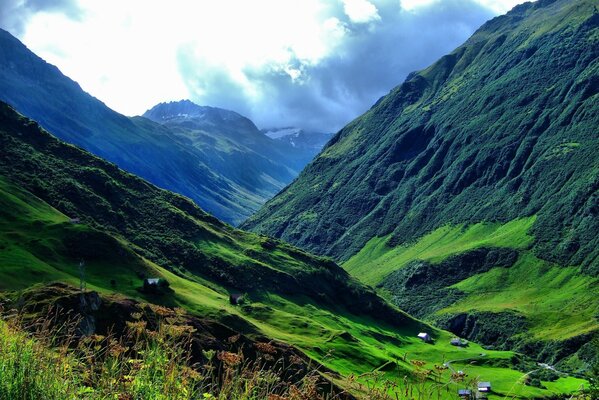 SWISS MOUNTAINS TOP VIEW