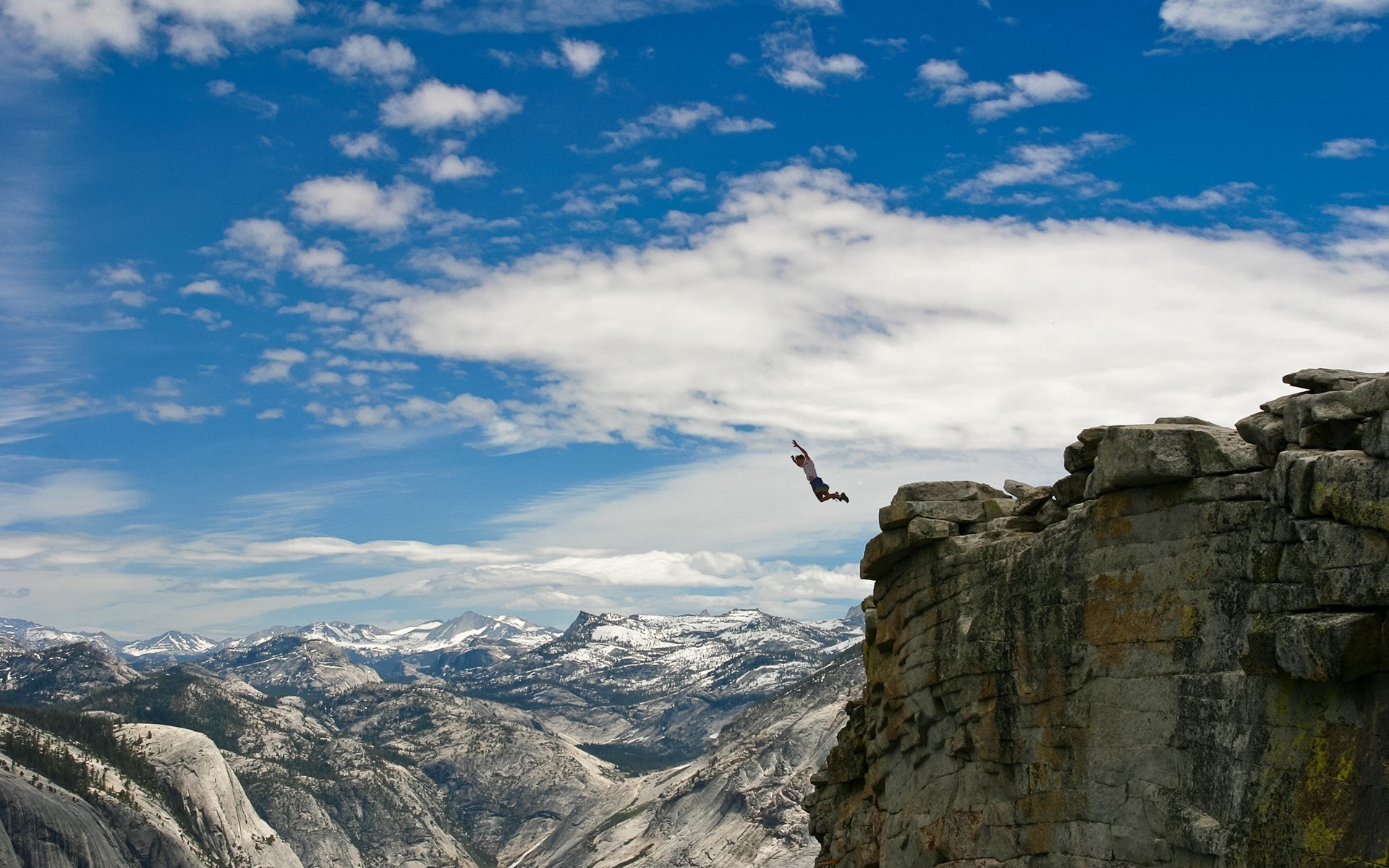 cielo rocce nuvola base salto sport