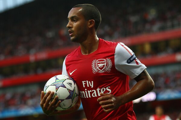 London Arsenal player Theo Walcott