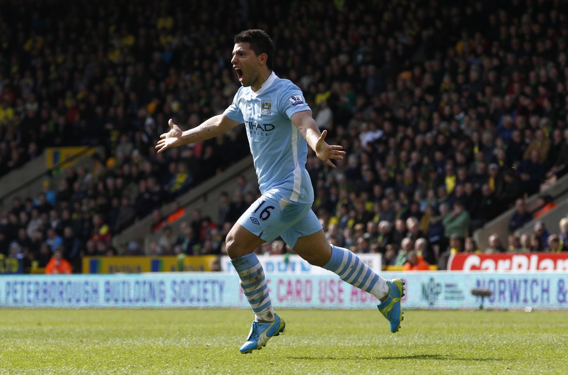 coole fußballtapeten kun aguero foto fußball