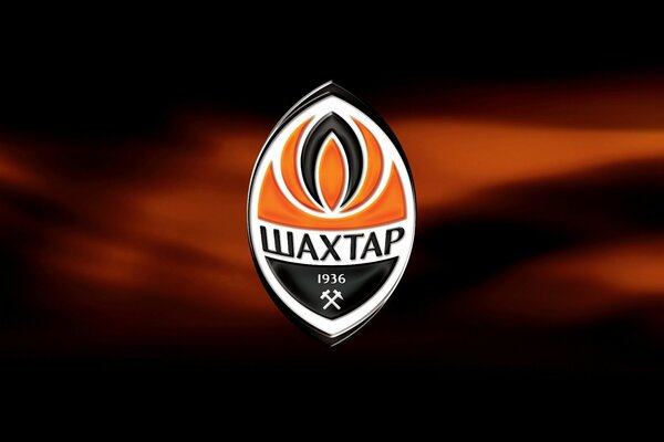 The emblem of the Shakhtar football club