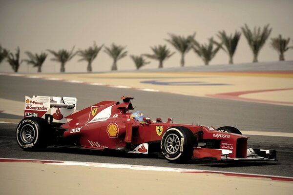 Carrera de Alonso en Ferrari en fórmula