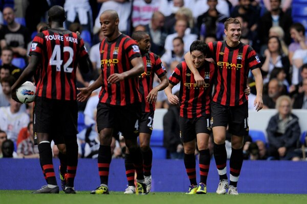 Manchester City players, English League