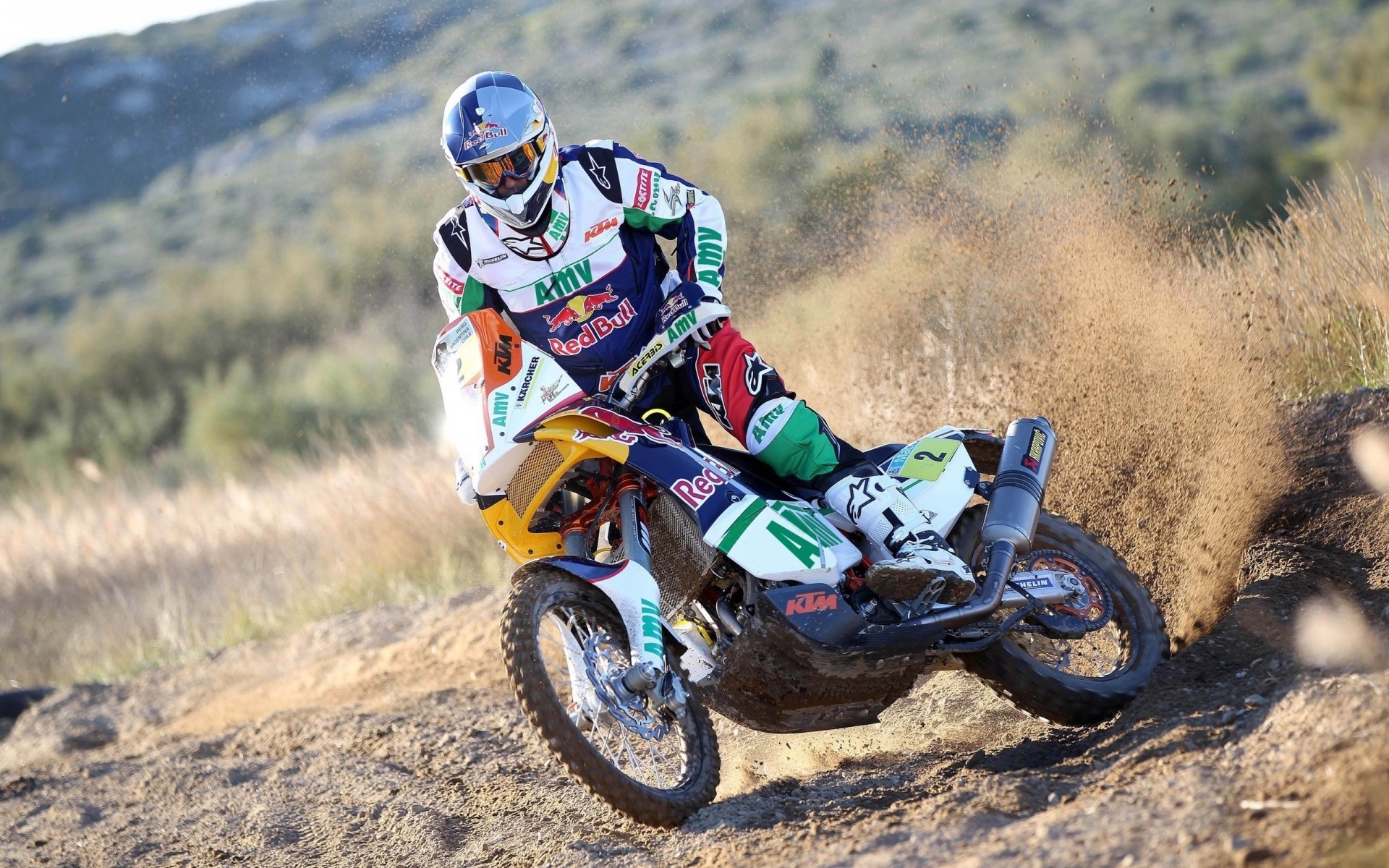 to dakar rider sports red bull