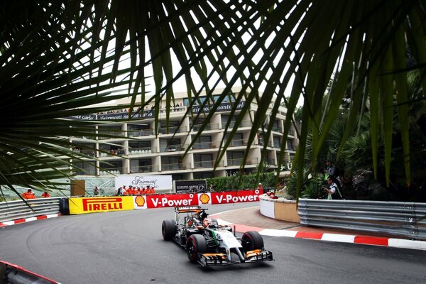 Balid Formula 1 at the Monaco race