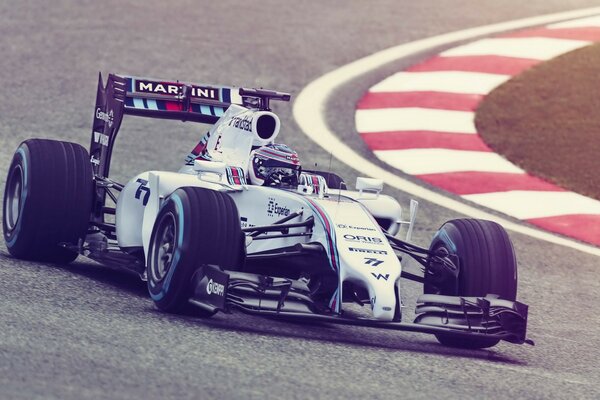 A sports car at the Formula 1 race