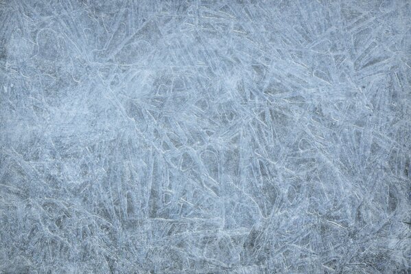 Frosty patterns. Ice skating