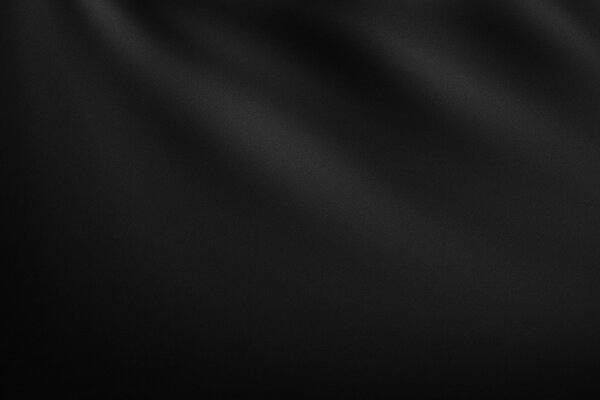 Black background made of soft fabric