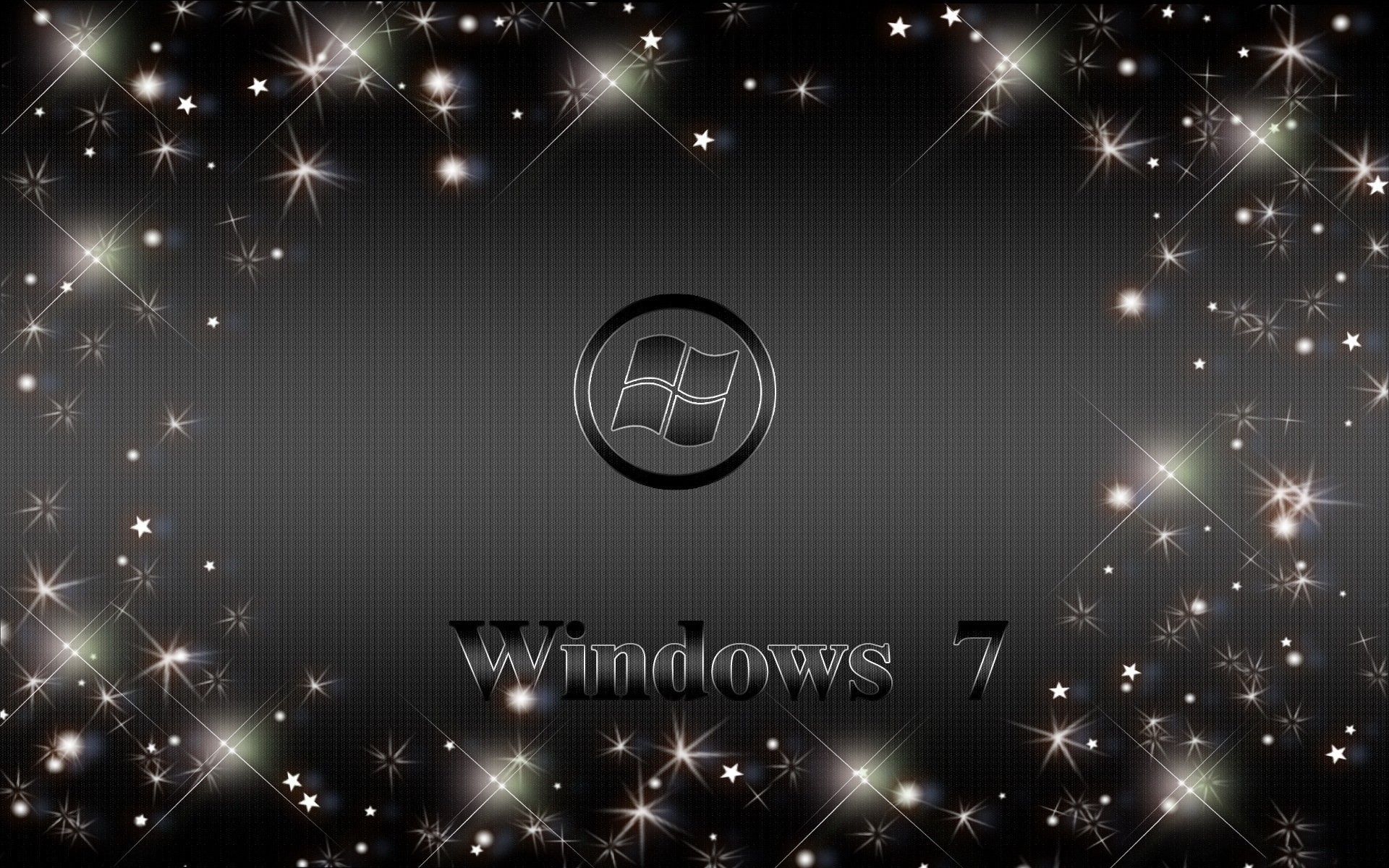 black background window