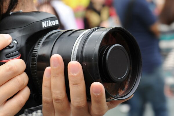 Nikon, cámara oscura, tomar cualquier cosa, la calidad es Nikon