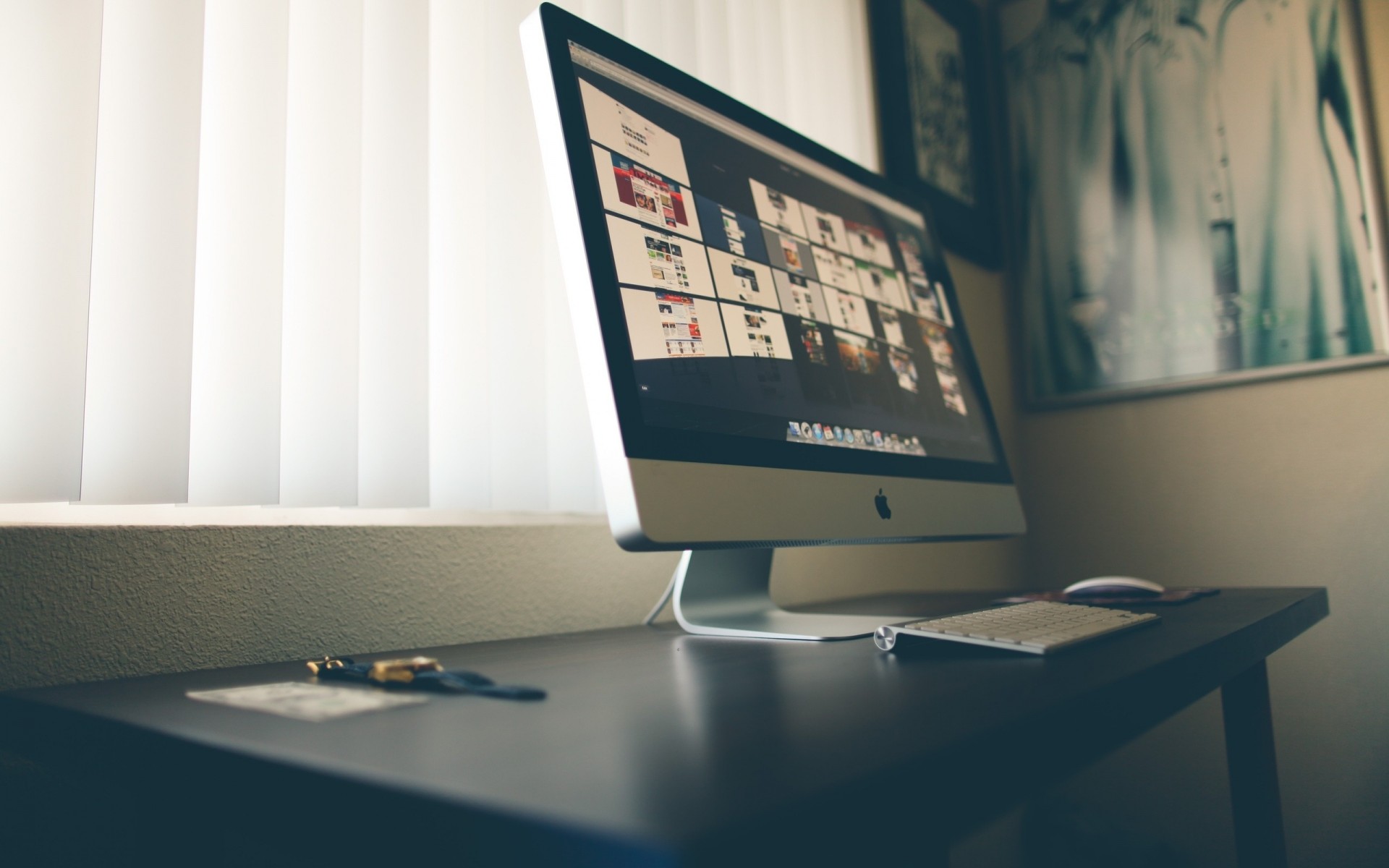 table apple keyboard basket imac