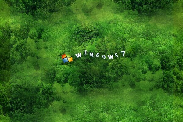 Willkommenes Windows 7-Starthintergrundfenster