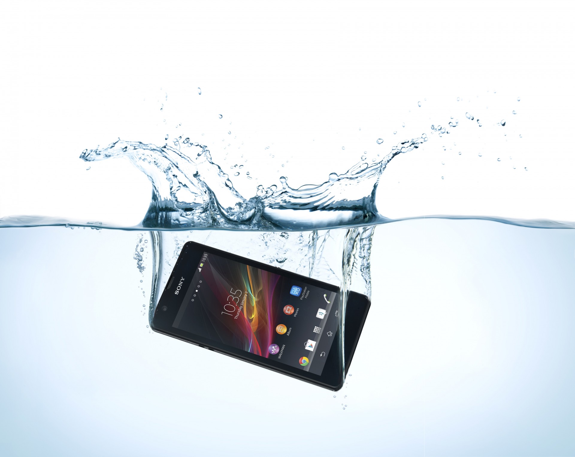 redbull sony wasser xperia