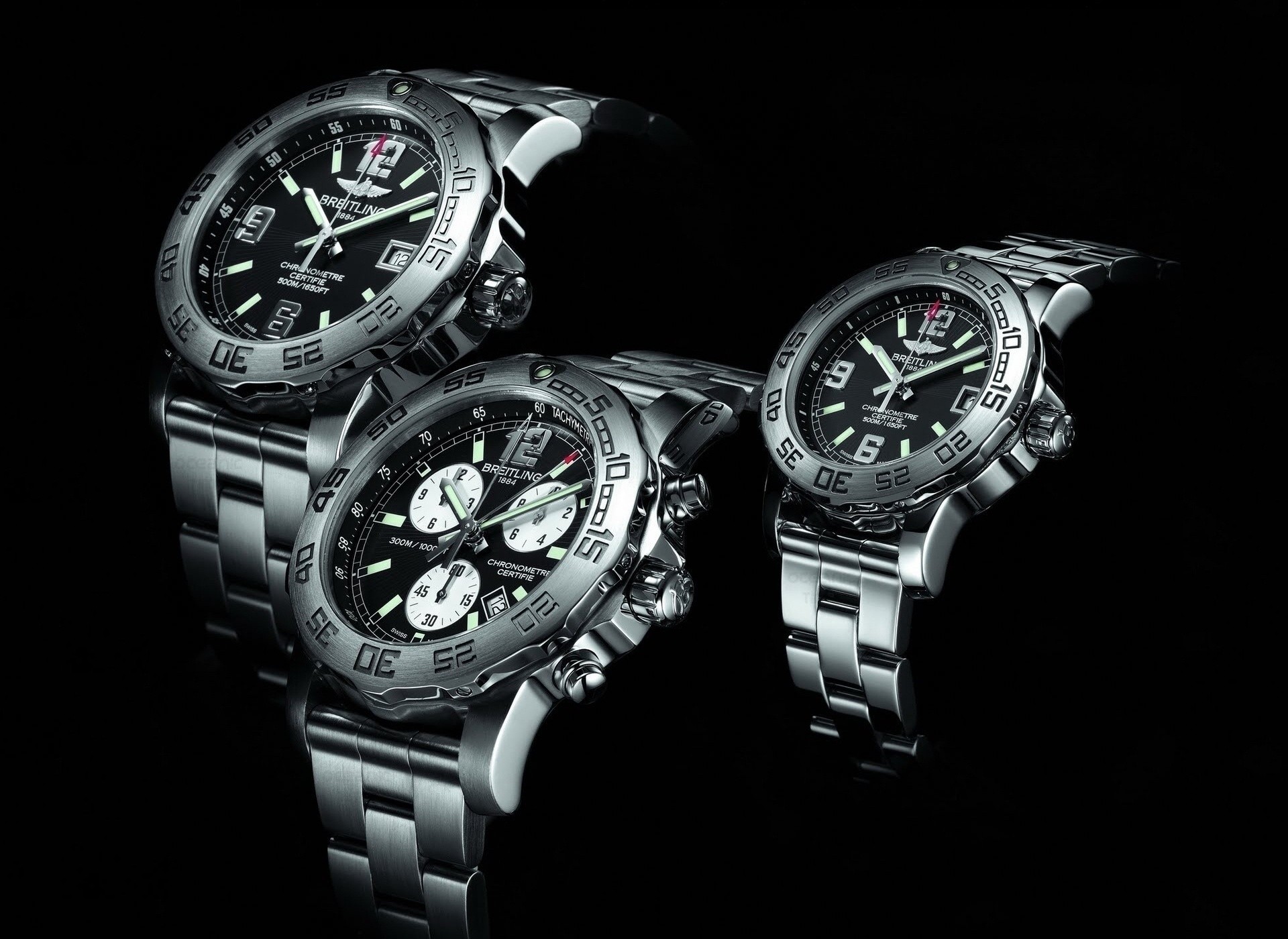 breitling trio montres suisses montres