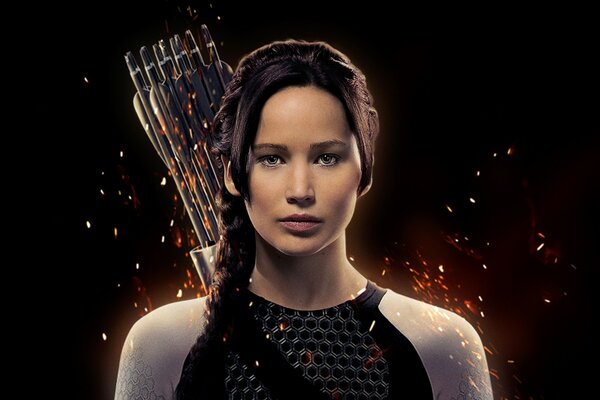 Film Hunger Games . 2013. Avec Jennifer Lawrence. Le film est une aventure où il y a beaucoup de beaux jeux. Film feu. 