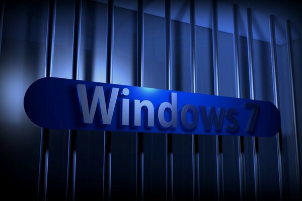 Windows on a blue background with backlight