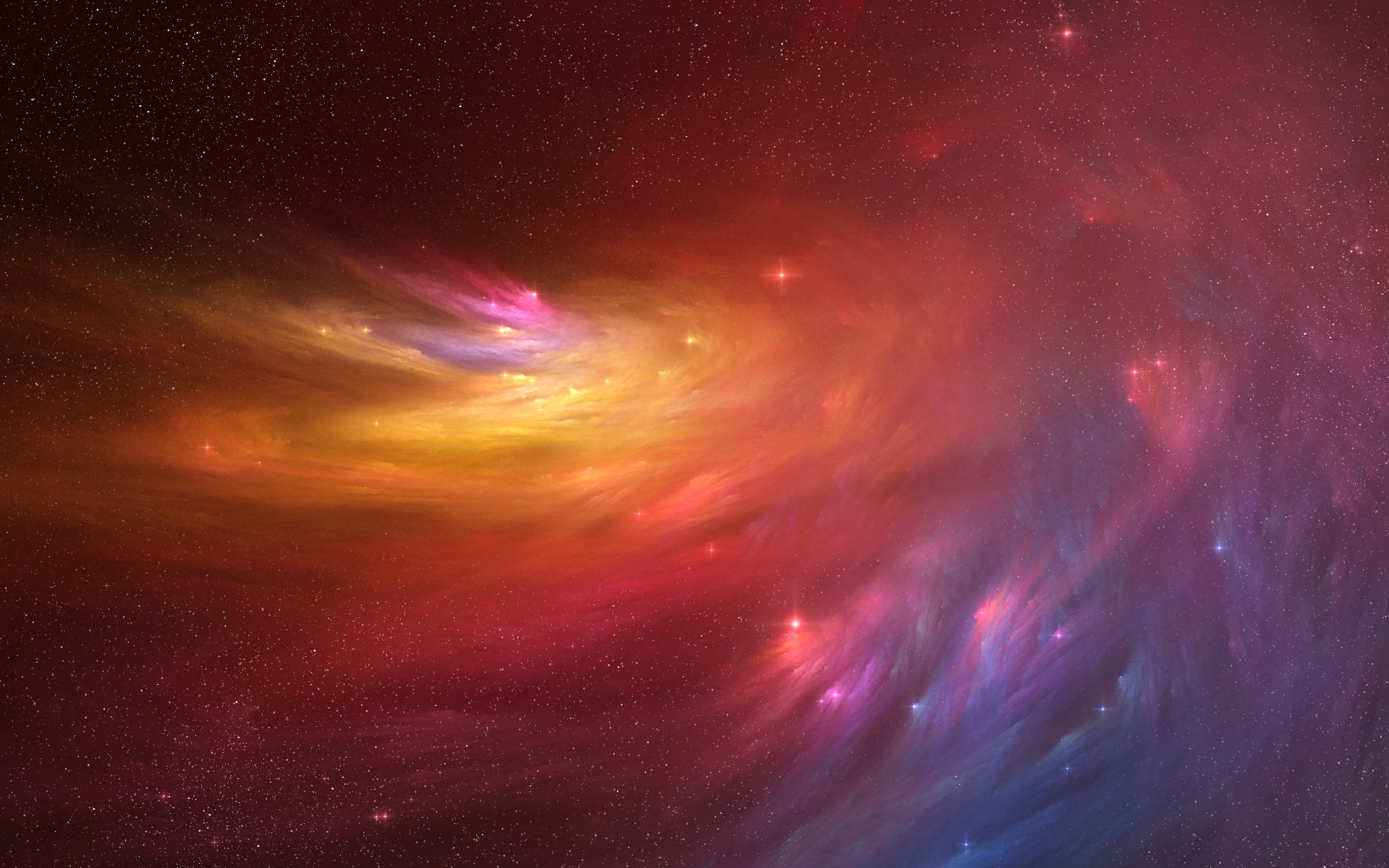 kosmos glühen