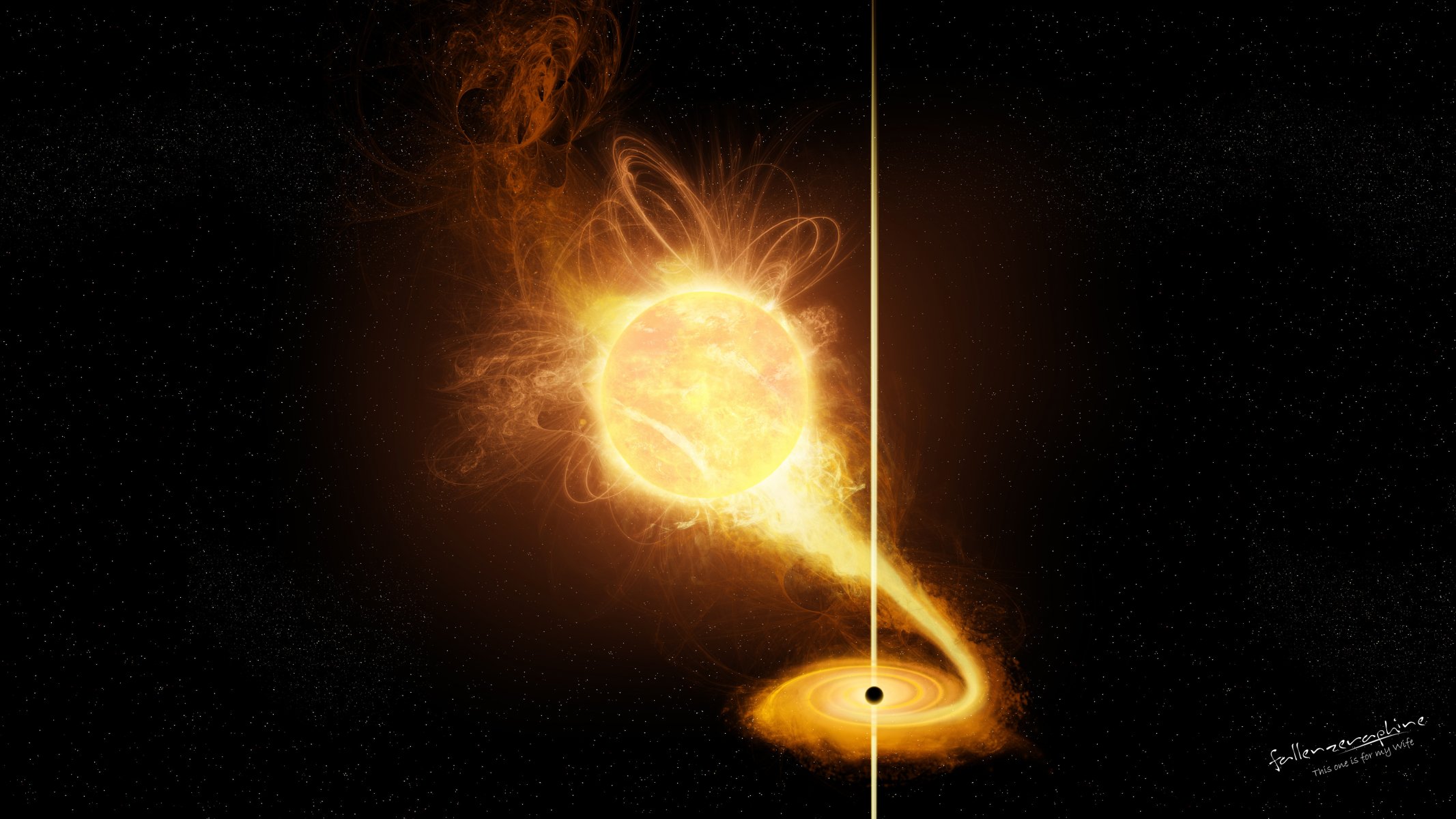 tar supernova double radiation light