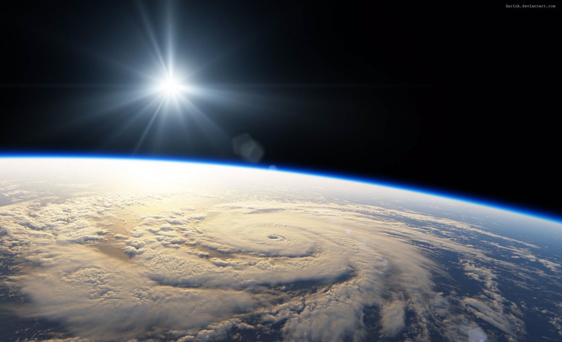espacio estrella planeta luz huracán espacio