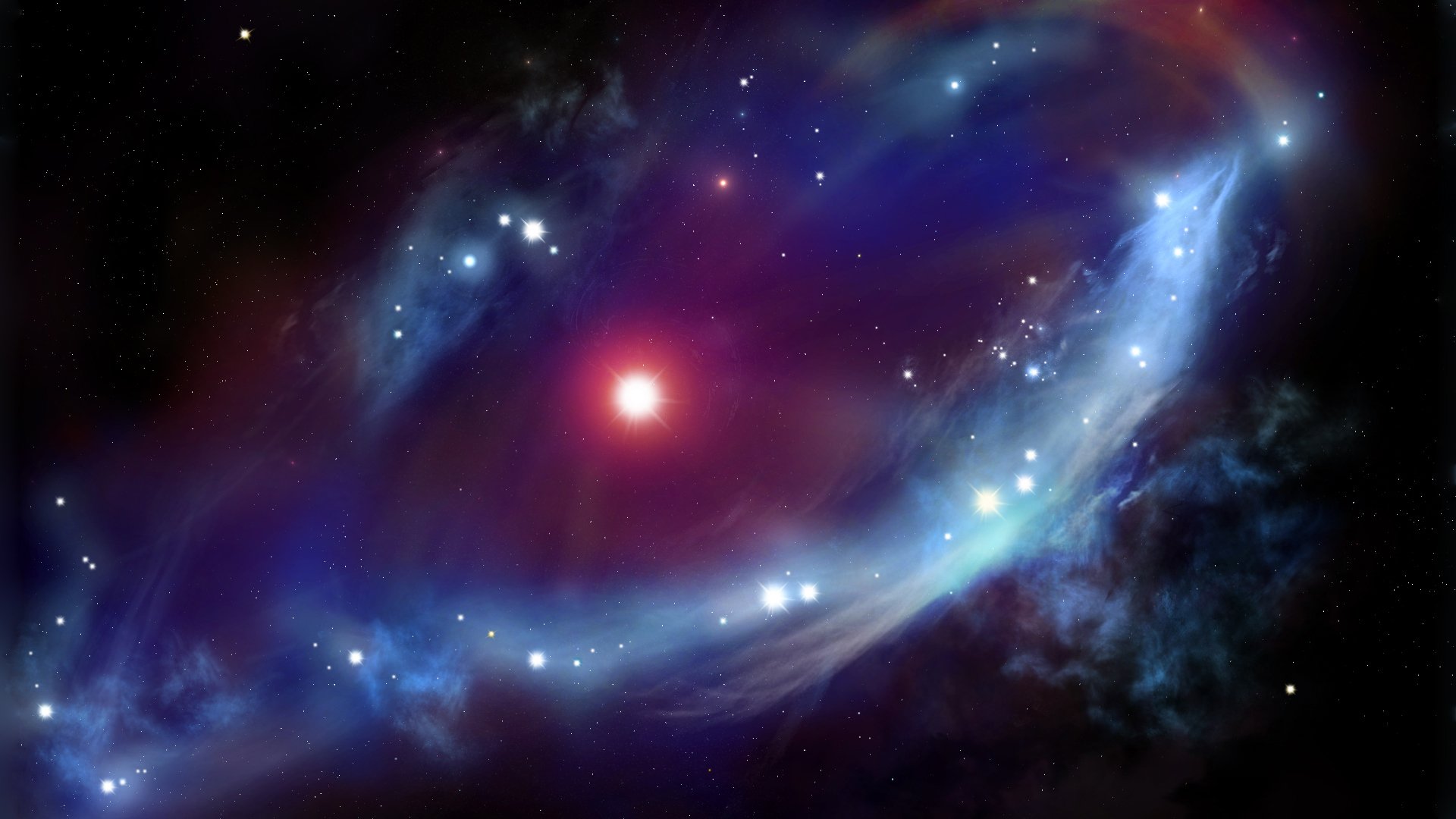 espacio nebulosa brillo