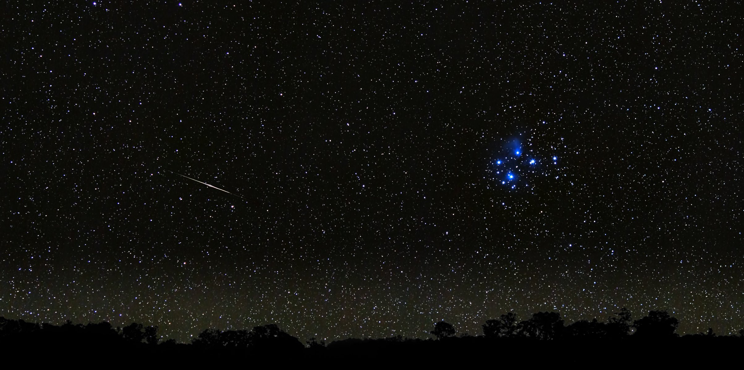 plejaden meteor sterne