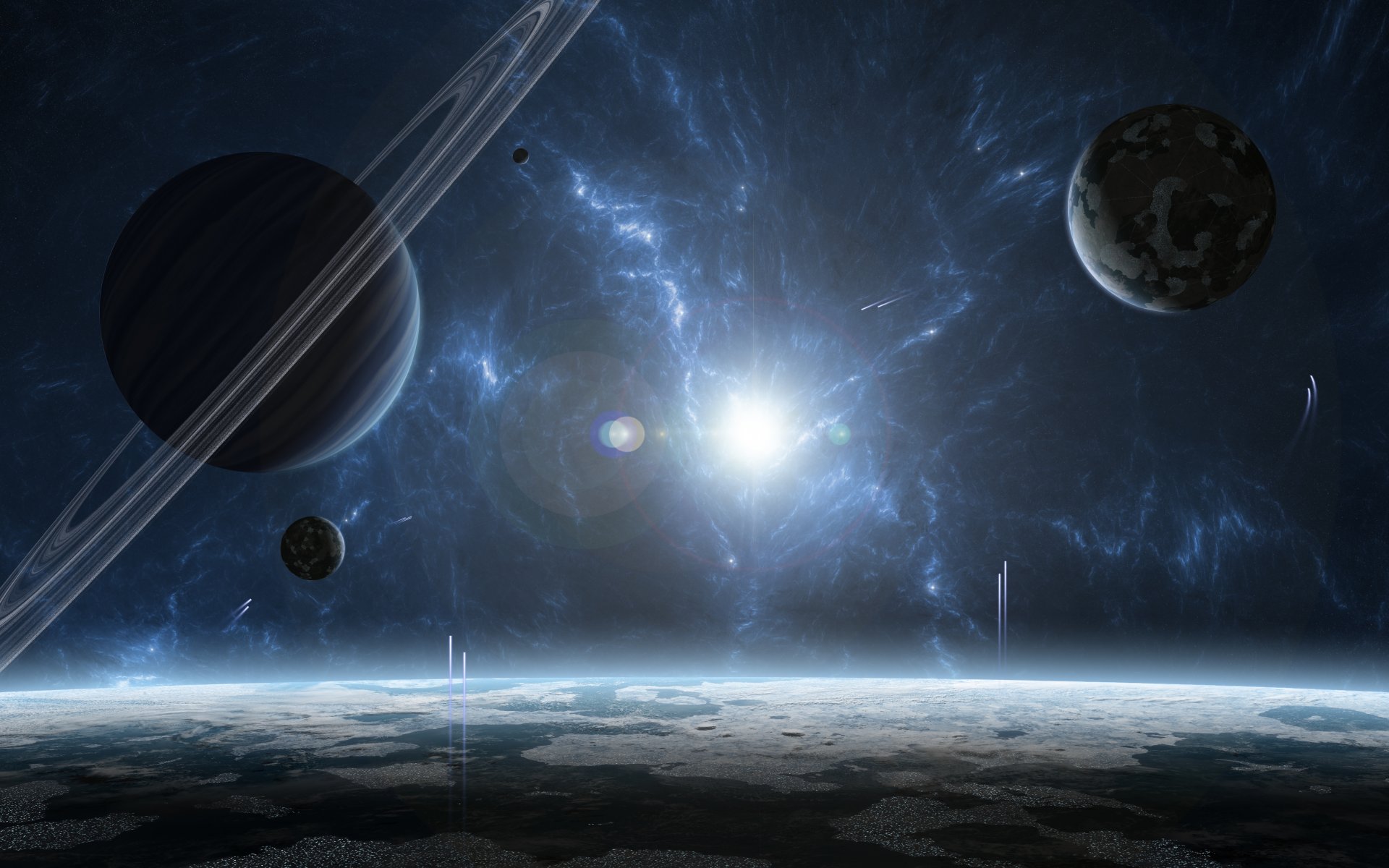 sternensystem gasriese planeten stern