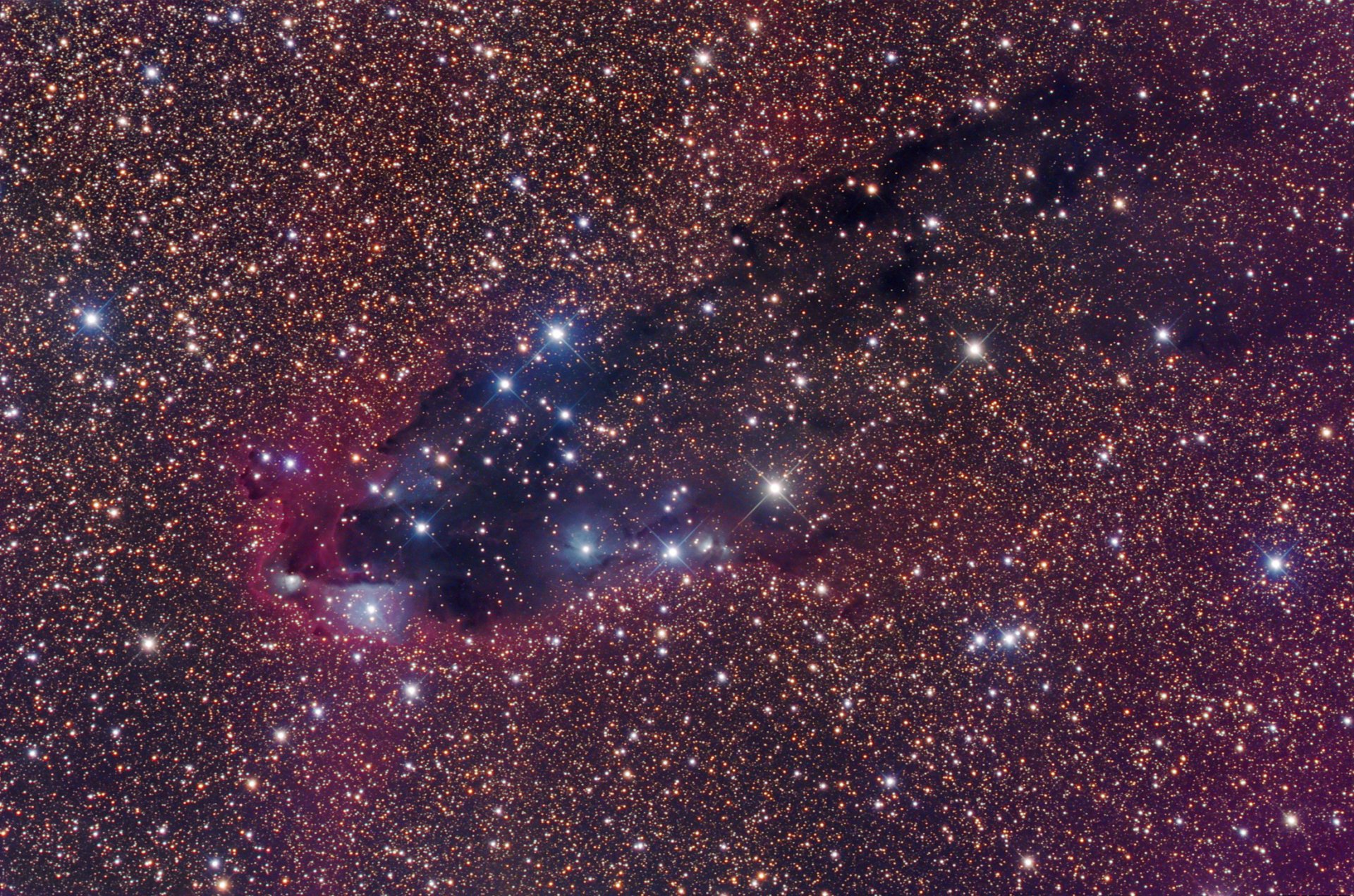 cosmos scorpion nébuleuse noire formation d étoiles formation d étoiles