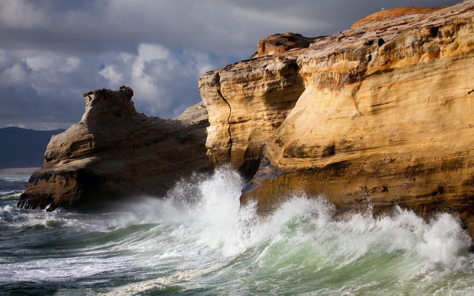 felsen brandung natur welle element meer