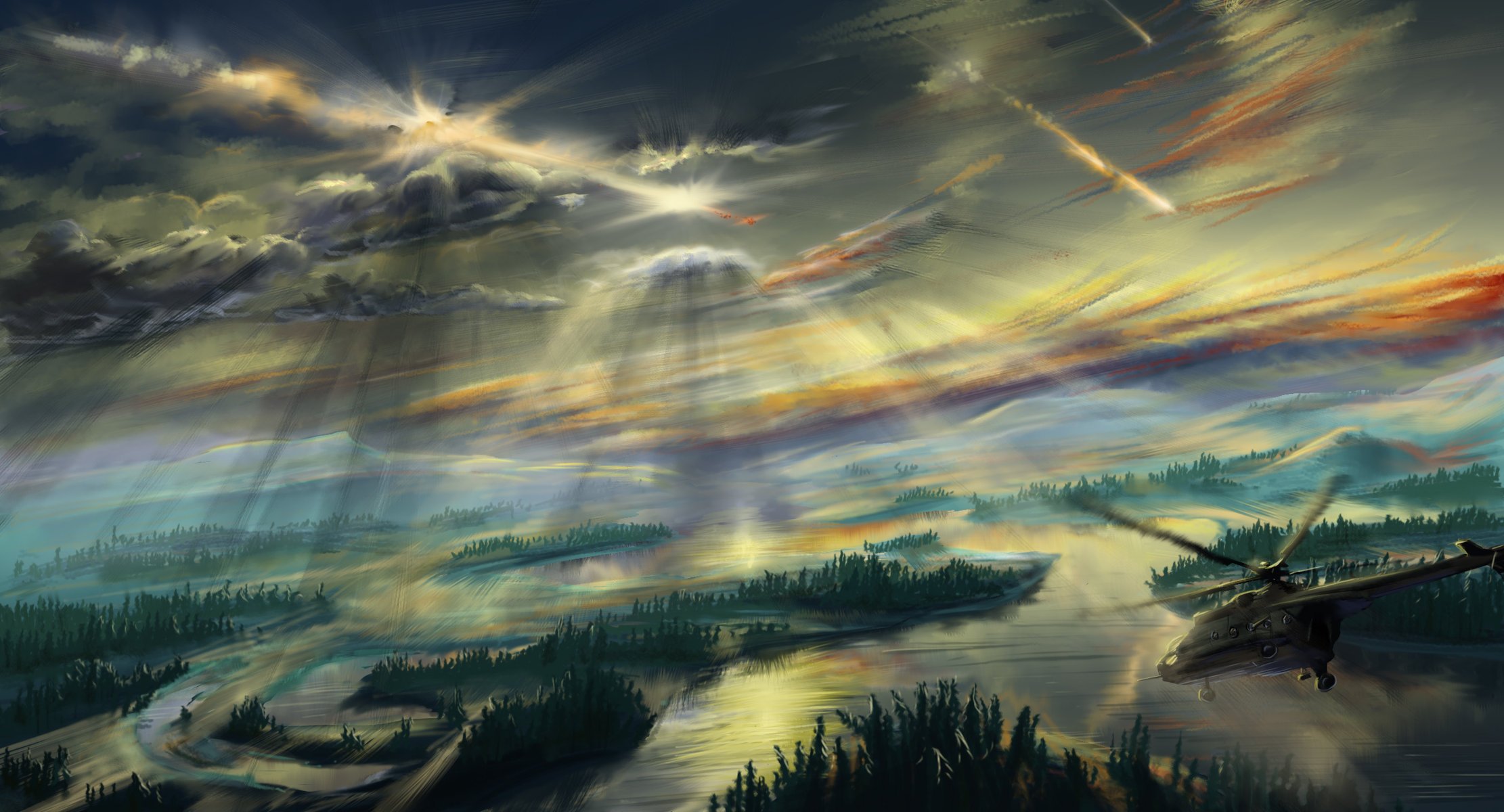 taiga disegno apocalisse salvataggio