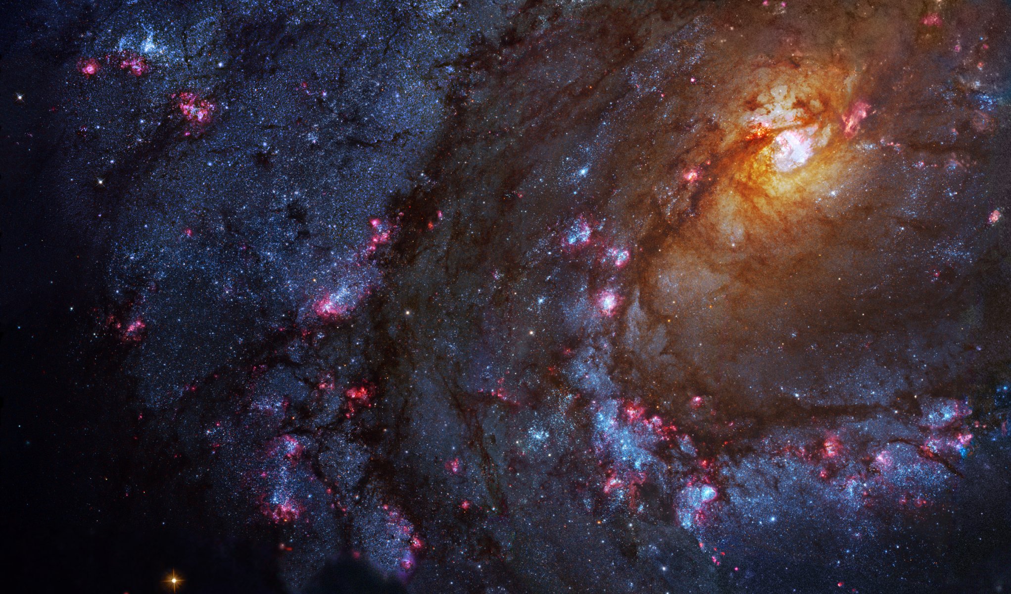 galassia a spirale m83 costellazione hydra