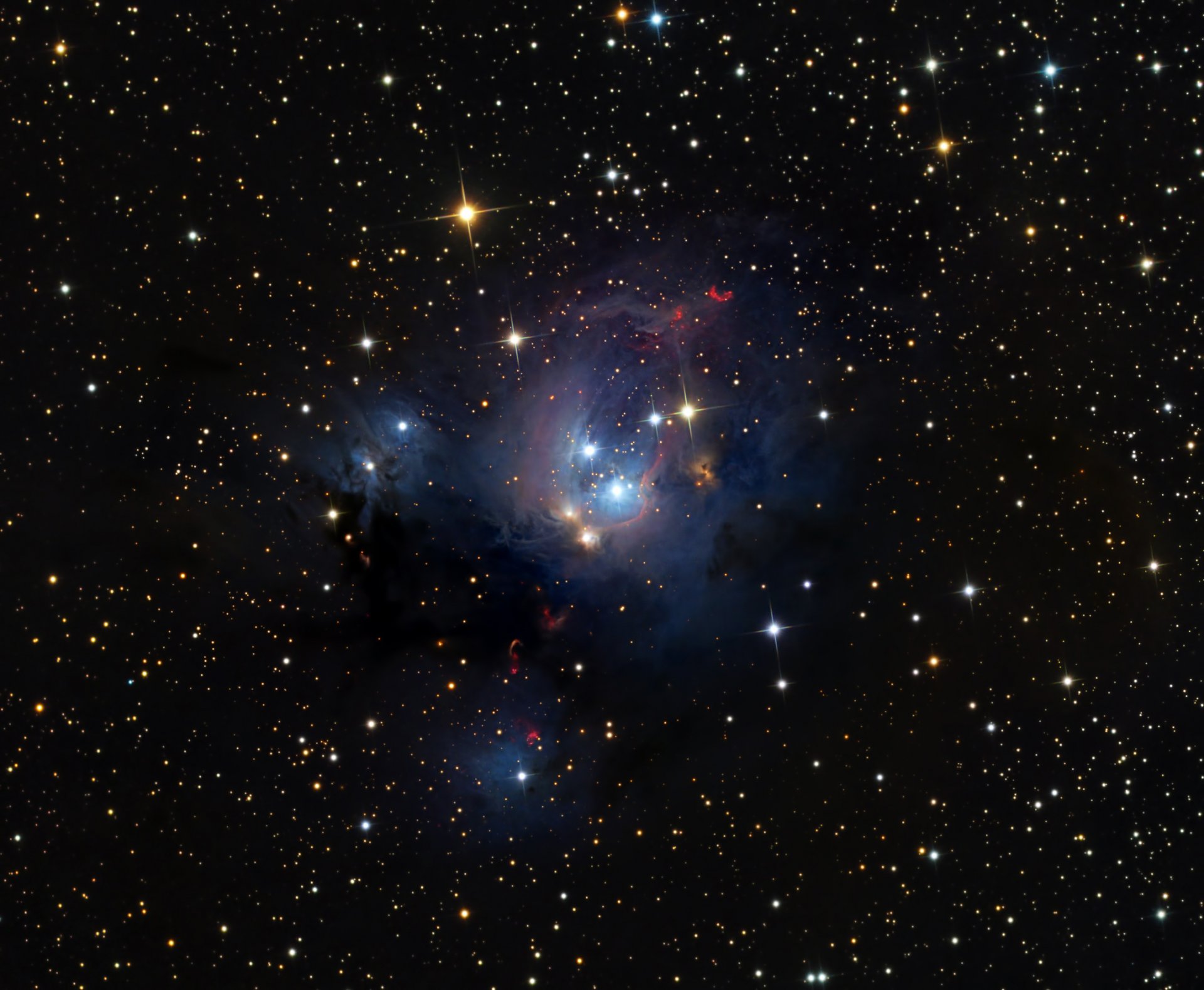 mgławica ngc 7129 gwiazdy cefeusz