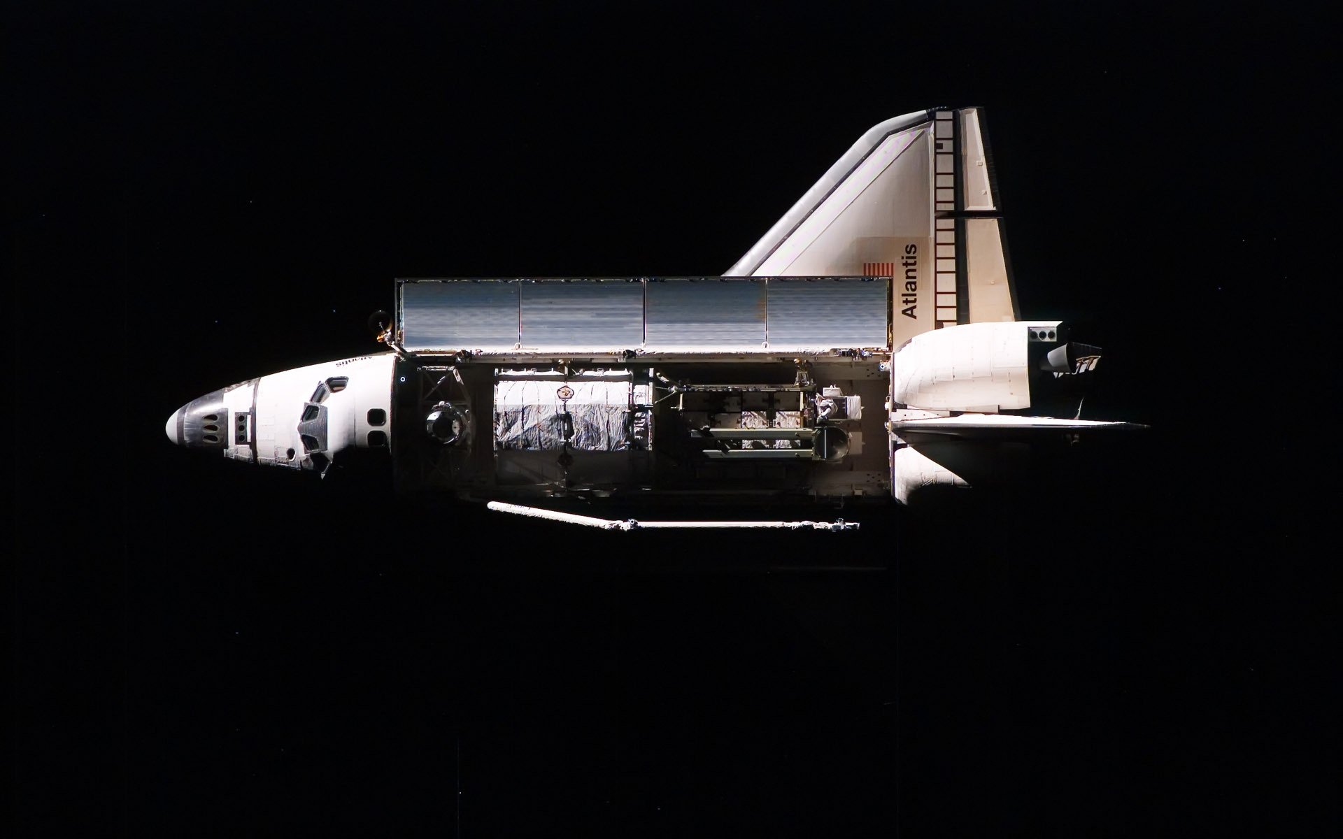 atlantis shuttle space