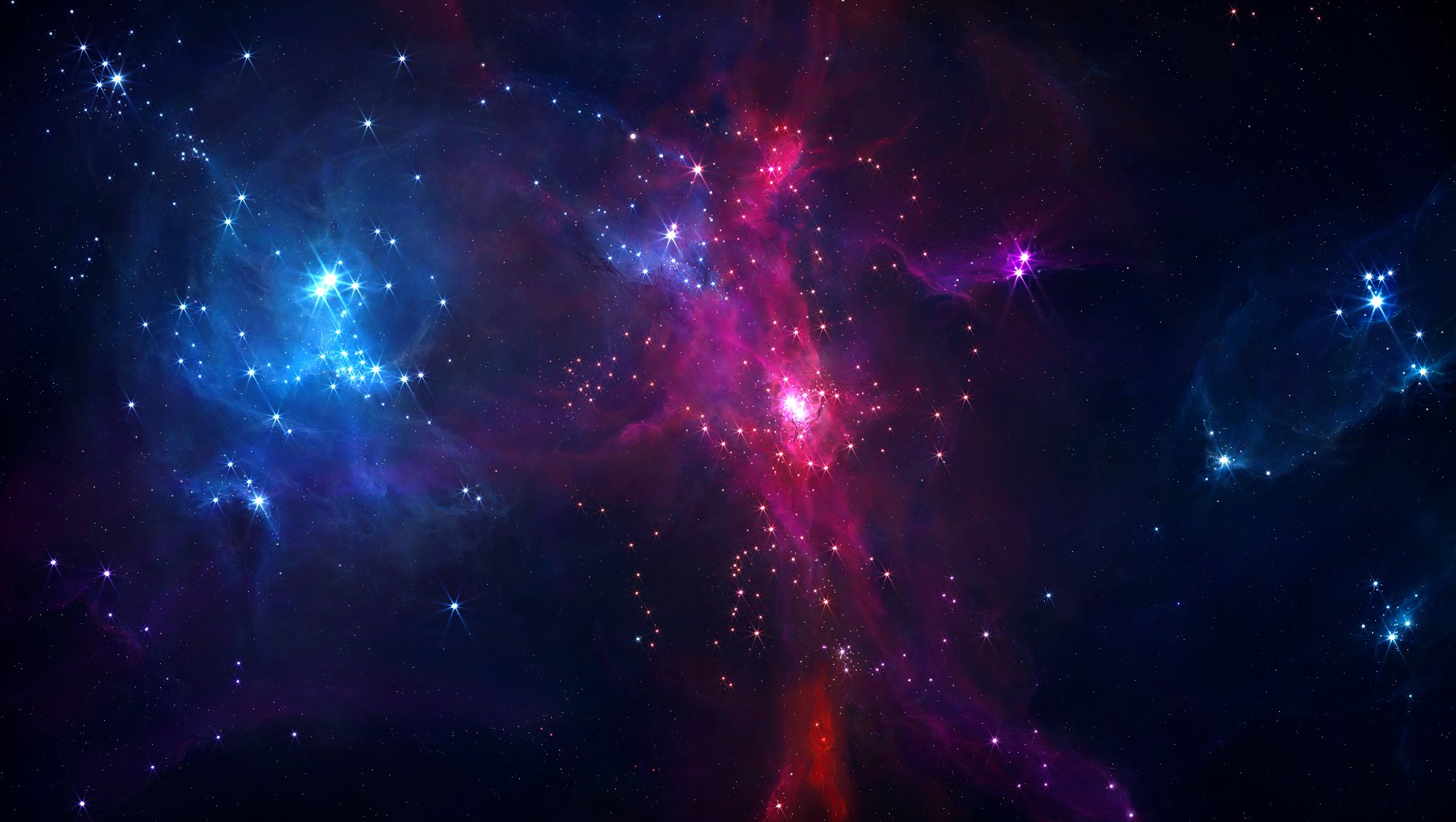 nébuleuse espace constellation