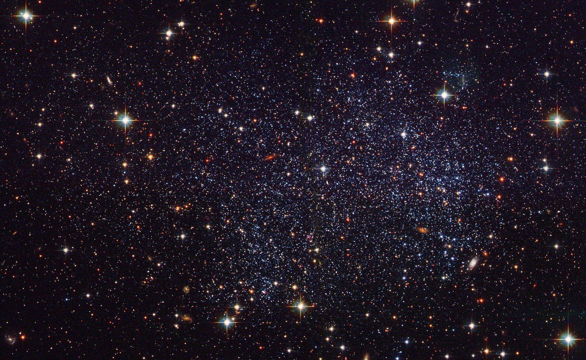 étoiles amas galaxie