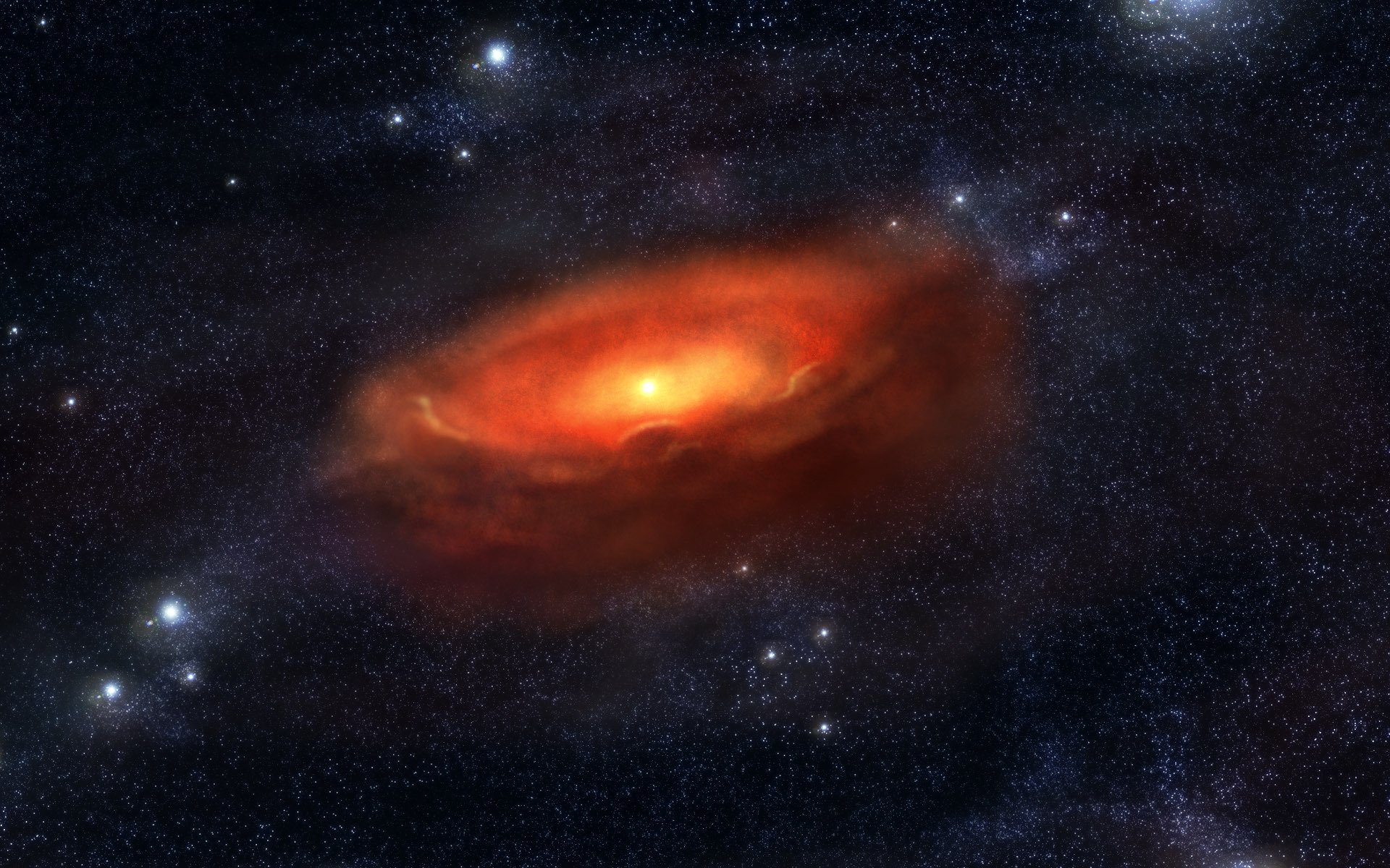 kosmos gwiazda mgławica